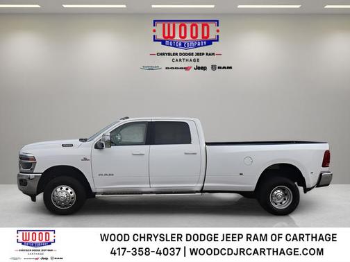 Bright White Clearcoat 2025 RAM 3500 Laramie