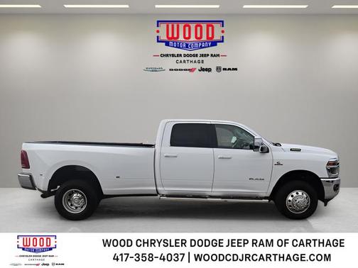 Bright White Clearcoat 2025 RAM 3500 Laramie