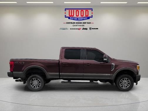 Red 2017 Ford F-250 King Ranch