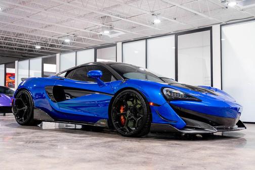 Blue 2019 McLaren 600LT Base