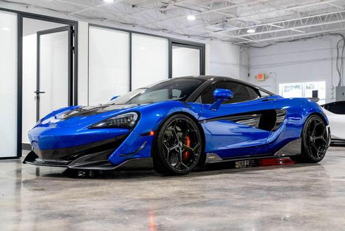 Blue 2019 McLaren 600LT Base