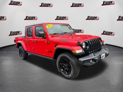 Firecracker Red Clearcoat 2023 Jeep Gladiator Sport