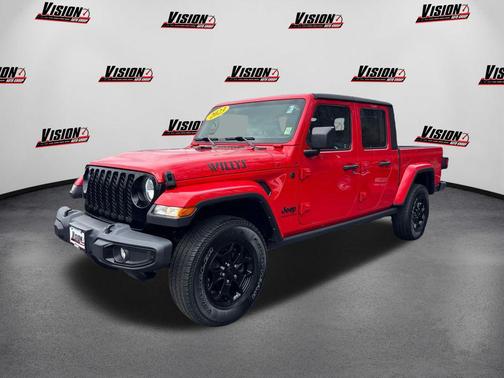 Firecracker Red Clearcoat 2023 Jeep Gladiator Sport