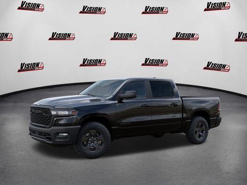 Diamond Black Crystal Pearlcoat 2026 RAM 1500 Warlock Crew Cab 4x4 5'7' Box