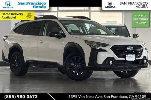 Crystal White Pearl 2025 Subaru Outback Onyx Edition