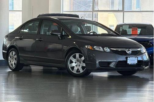 Polished Metal Metallic 2011 Honda Civic LX