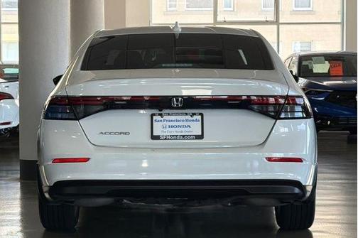 Platinum White Pearl 2025 Honda Accord LX