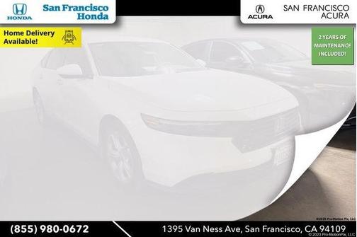 Platinum White Pearl 2025 Honda Accord LX