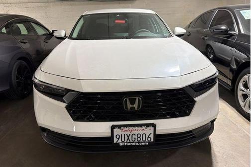 Platinum White Pearl 2025 Honda Accord LX