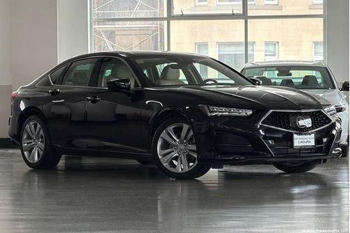 Black 2023 Acura TLX Technology