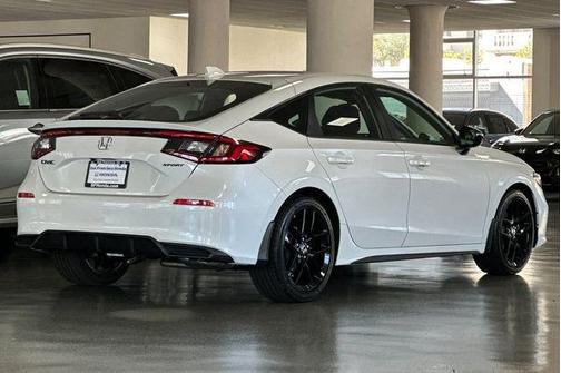 Platinum White Pearl 2026 Honda Civic Sport