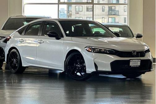 Platinum White Pearl 2026 Honda Civic Sport