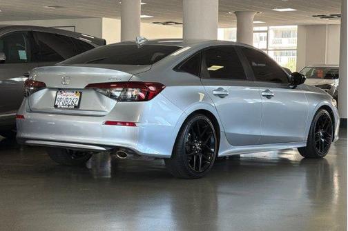 Solar Silver Metallic 2025 Honda Civic Sport