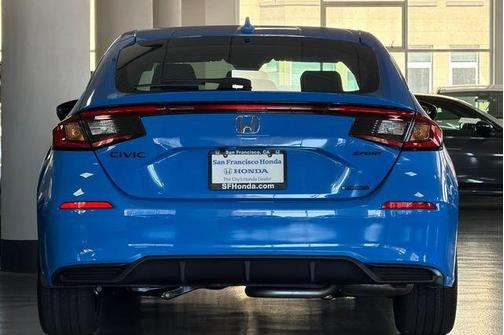 Boost Blue Pearl 2026 Honda Civic Hybrid Sport