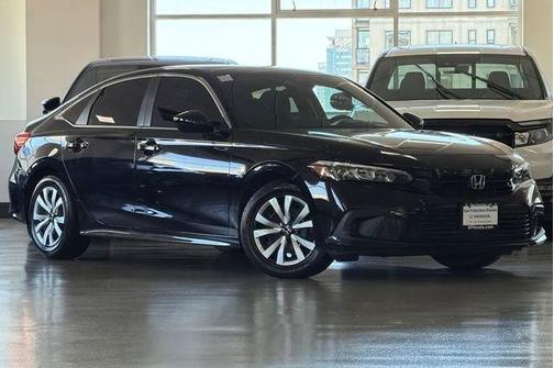 Black 2023 Honda Civic LX