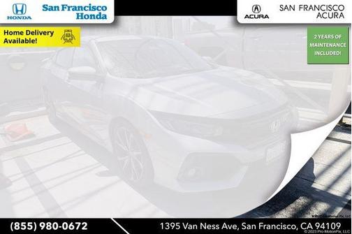 Lunar Silver Metallic 2017 Honda Civic Si