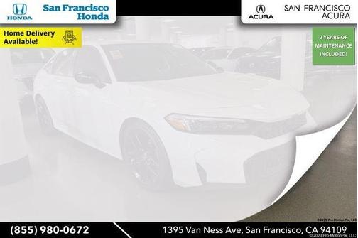 Platinum White Pearl 2025 Honda Civic Sport