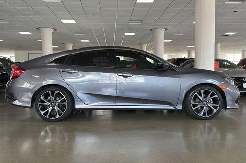 Modern Steel Metallic 2021 Honda Civic Sport