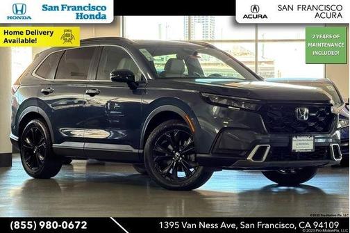 Meteorite Gray Metallic 2023 Honda CR-V Hybrid Sport Touring