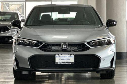 Solar Silver Metallic 2026 Honda Civic Hybrid Sport Touring