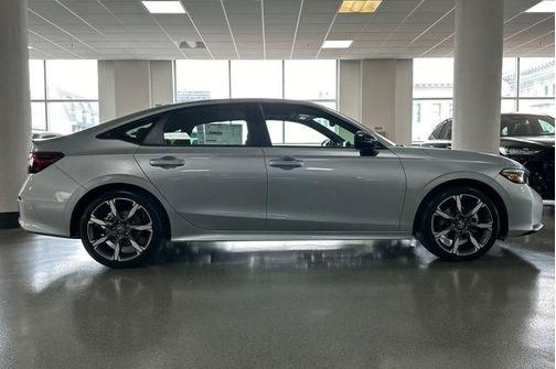 Solar Silver Metallic 2026 Honda Civic Hybrid Sport Touring
