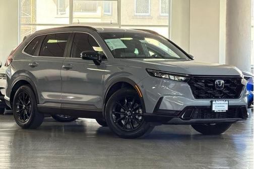 Meteorite Gray Metallic 2025 Honda CR-V Hybrid Sport