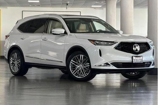 Platinum White Pearl 2023 Acura MDX Advance