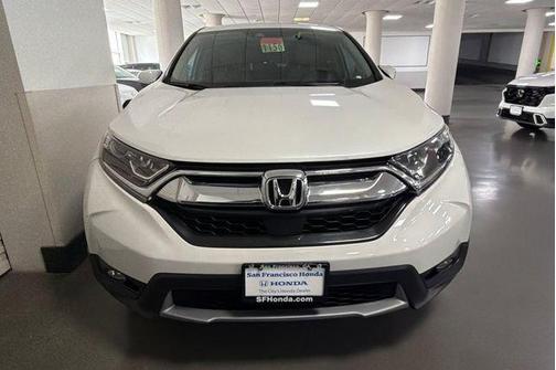 Platinum White Pearl 2019 Honda CR-V EX