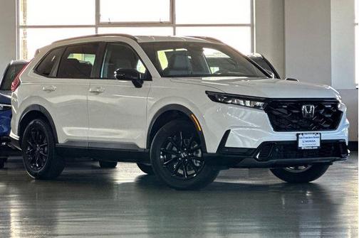 Platinum White Pearl 2026 Honda CR-V Hybrid Sport-L