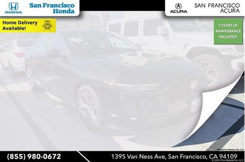Crystal Black Pearl 2024 Honda Accord Hybrid EX-L