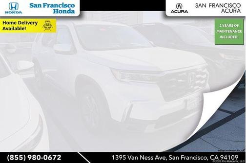 Platinum White Pearl 2025 Honda Pilot EX-L