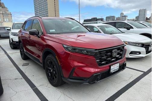 Radiant Red Metallic 2025 Honda CR-V Hybrid Sport-L
