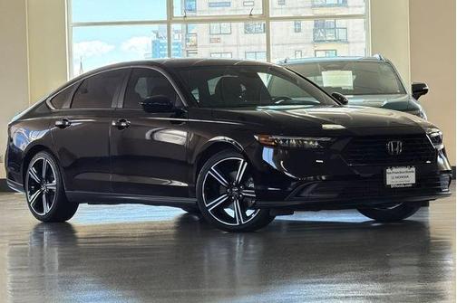 Crystal Black Pearl 2025 Honda Accord Hybrid Sport