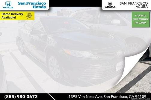Midnight Black Metallic 2019 Toyota Camry LE