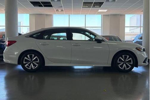 Platinum White Pearl 2024 Honda Civic LX