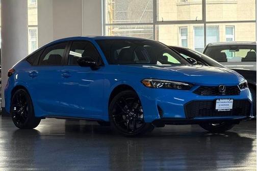 Boost Blue Pearl 2026 Honda Civic Hybrid Sport