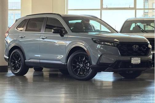 Meteorite Gray Metallic 2025 Honda CR-V Hybrid Sport