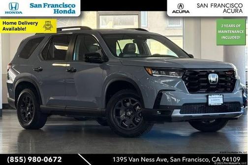 Sonic Gray Pearl 2025 Honda Pilot TrailSport