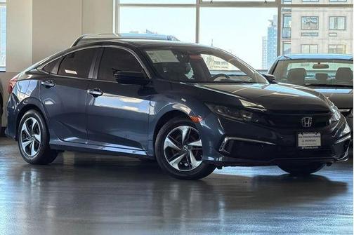 Cosmic Blue Metallic 2020 Honda Civic LX