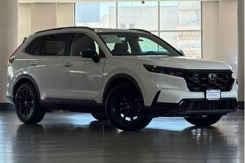 Platinum White Pearl 2024 Honda CR-V Hybrid Sport
