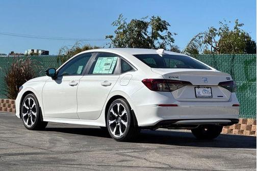 Solar Silver Metallic 2026 Honda Civic Hybrid Sport Touring