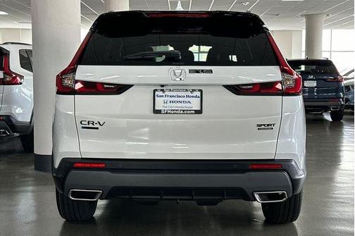 Platinum White Pearl 2026 Honda CR-V Hybrid Sport Touring