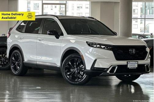Platinum White Pearl 2026 Honda CR-V Hybrid Sport Touring
