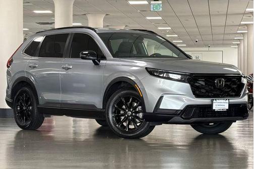 Lunar Silver Metallic 2024 Honda CR-V Hybrid Sport
