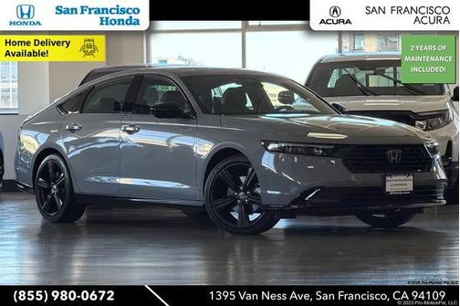 Urban Gray Pearl 2024 Honda Accord Hybrid Sport-L