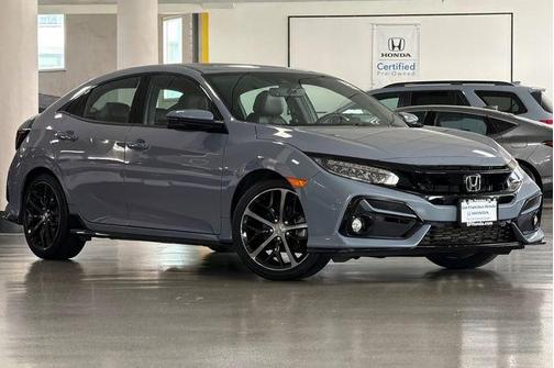Modern Steel Metallic 2021 Honda Civic Sport Touring