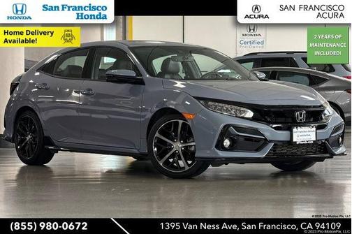 Modern Steel Metallic 2021 Honda Civic Sport Touring