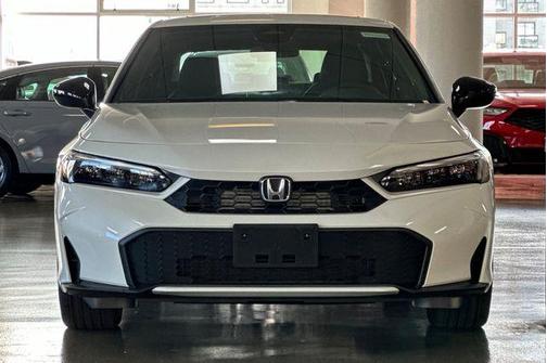 Platinum White Pearl 2026 Honda Civic Hybrid Sport