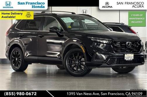 Crystal Black Pearl 2024 Honda CR-V Hybrid Sport-L