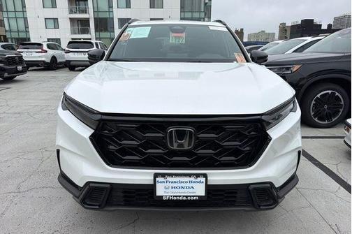Platinum White Pearl 2025 Honda CR-V Hybrid Sport